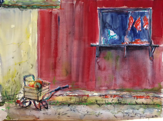 Aquarell auf Papier 36x48cm