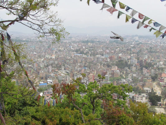 Blick auf Kathmandu