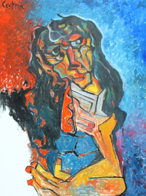 Lesende  2010  75 x 100