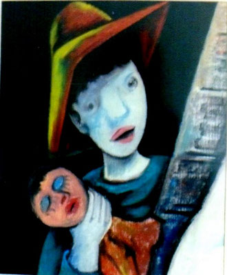 Kind mit Pupe  1972    31 x 38  V.V. 117a