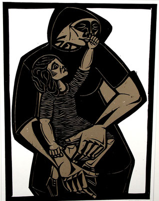 Mutter mit Kind I  1984  45 x 60