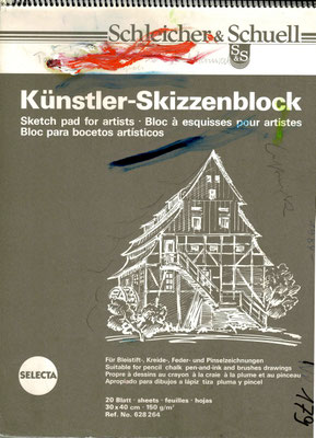 Skizzenblock  179  Datum  1984   24 Blätter