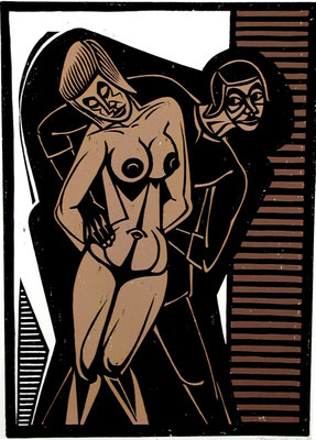 Frauenraub  1983  39 x 55