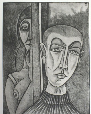 Am Fenster  1992  30 x 39    ( 2 )
