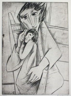 Mutter mit Kind  1966  40 x 55,5    ( 1 )