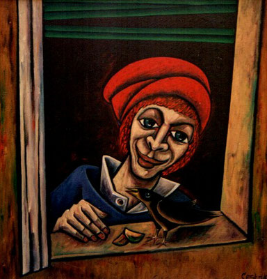 Der Vogel  1980   84 x 89  V.V. 122