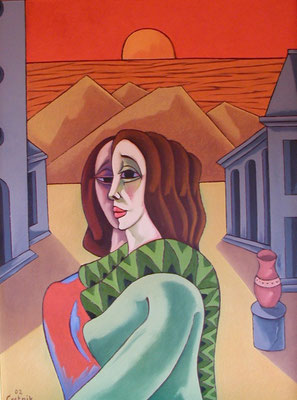 Erinnerung  2002  75 x 100