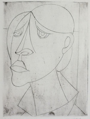 Trauernde  1958  23,5 x 32