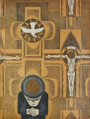 Gebet  1976  30 x 39,5 ( Ätz )      ( 4 )