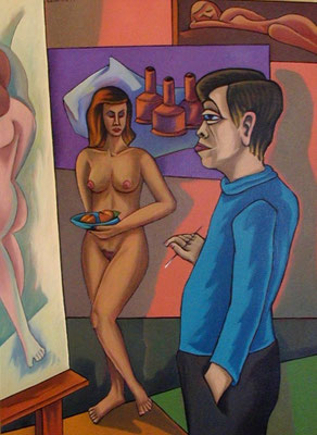 Maler und Modell  1999  85 x 115