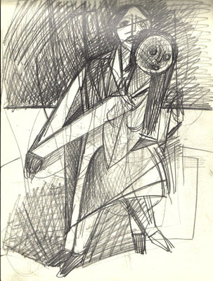 Blatt Nr.22   3.1957   ( R )   Tanzpaar  1957   Doe - 4