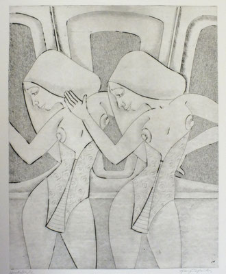 Tänzerinnen  1996  36 x 45     ( 1 )