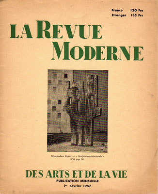 La Revue Moderne  Des Arts et de La Vie  1957