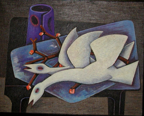 Tote Vögel  1977  90 x 70