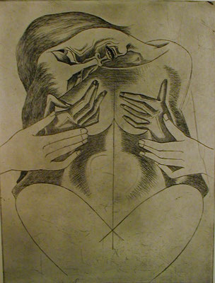 Anfall  1977  30 x 39,5 ( Ätz )                       ( 3 )