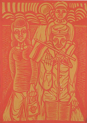 Familienausflug  1998  39 x 55