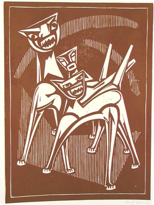 Höllenhunde  1982  45 x 61
