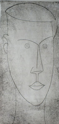 Knabenbildnis  1957   23 x 46,4