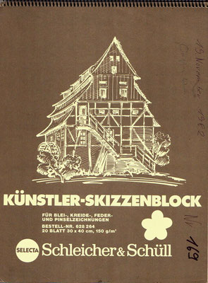 Skizzenblock  169  Datum  11.1982   13 Blätter