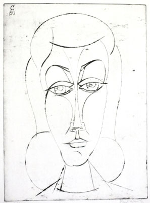 Kopf  1980  29,5 x 39,5           ( 2 )