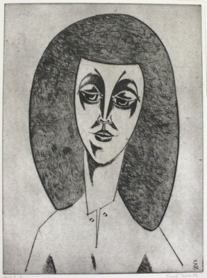 Damenporträt  1996  29,5 x 39,5      ( 10 )