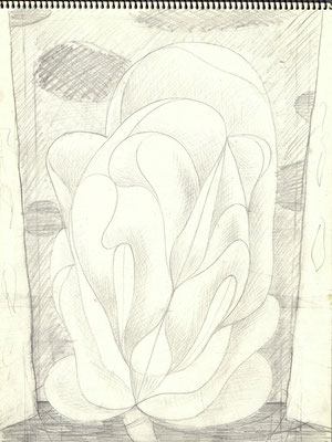 Blatt Nr. 4  1979  ( Öl )  Paradies  1985  V.V.121