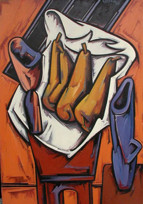 Stillleben mit Birnen  1964  75 x 109