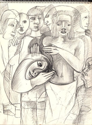 Blatt Nr. 11  5.1970  ( 2xR )  Ungläubigrt Thomas I+II  1990   13 - 10a + 13 - 10b, ( Öl ) Ung. Thom.  2006  15 - 9