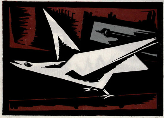 Laufender Vogel  1966  65 x 47