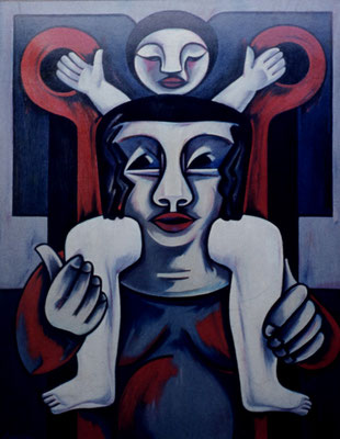 Mutter mit Kind  1968  82 x 106