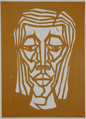 Frauenkopf  1983  40 x 55