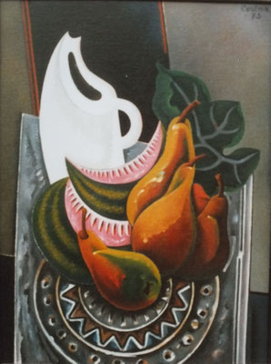 Stillleben mit weißer Vase  1973    75 x 100  V.V. 203