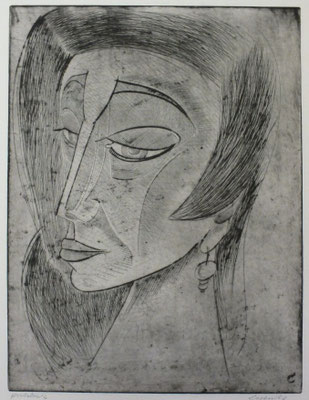 Frauenkopf  1982  30 x 39      ( 1 )