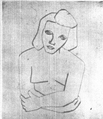  Hanna  1954    18 x 21  Eigentum Kunsthalle Bremen  R.G.V. 115