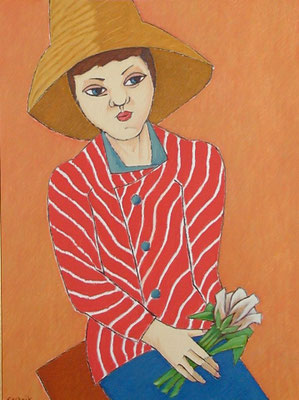 Mädchenbildnis  1991  60 x 80 
