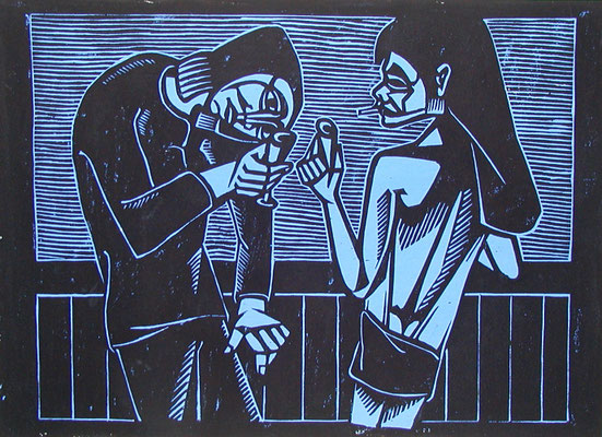 Nächtlicher Trunk  1982  56 x 42