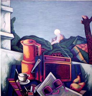 Südliches Stillleben ( Ischia )  1984    100 x 105  V.V. 44