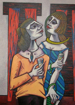 Cocktailparty  1985  85 x 115  