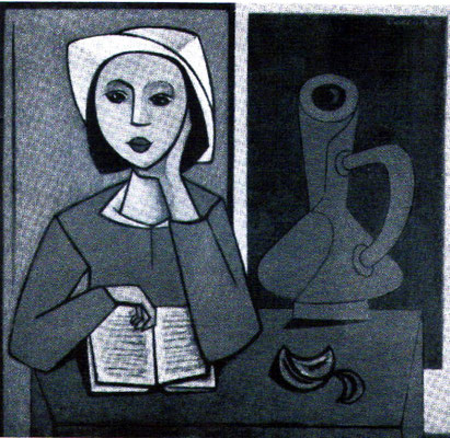 Mädchen mit Krug  1954  V.V. 227
