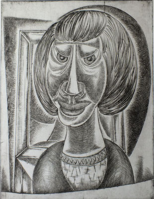 Frauenporträt  1960   29 x 38