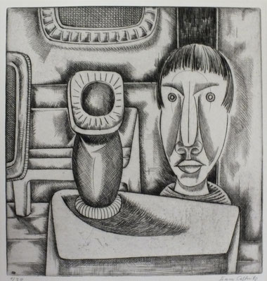 Junge mit Vase  1960  29,5 x 31      ( 3 )