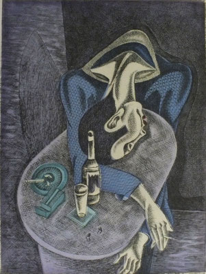 Trinker III  1977  30 x 39,5 ( Ätz )