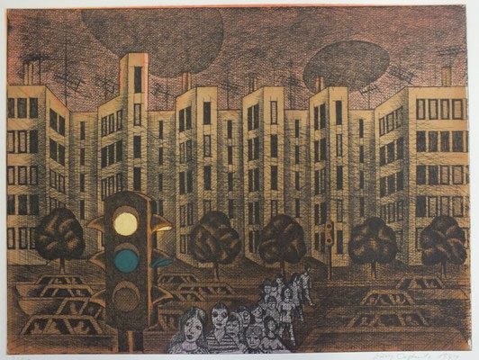 Straße  1976 39,5 x 29,5