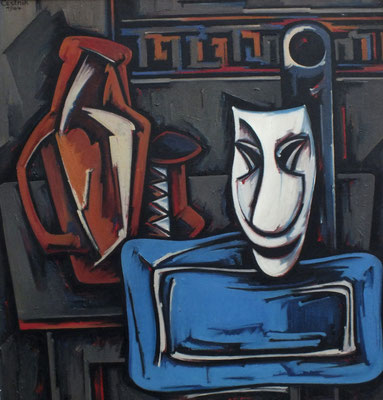 Stillleben mit Maske  1964  87 x 91
