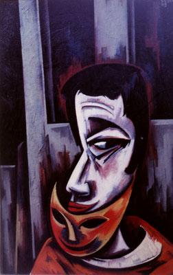 Mann mit Maske  1965    45 x 104  V.V.119