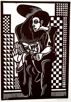 Mutter mit Kind II  1984  39 x 55