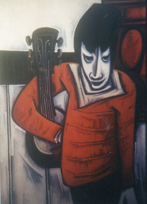 Banjo Spieler  1966    88 x 115  V.V. 52