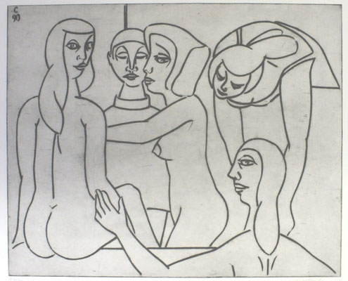 Sauna  1990  48 x 39,5          ( 5 )