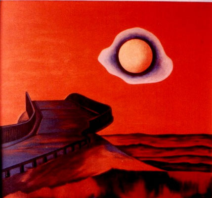 Brücke am Meer  1970    112,5 x 104,5  V.V. 112