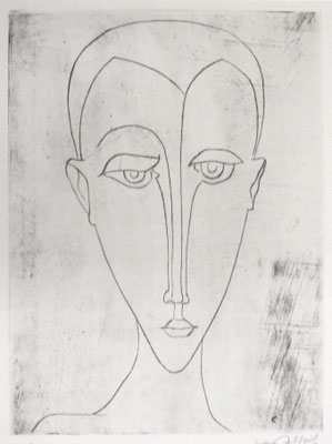 Jüngling  1957  23,5 x 31,7            Kahle Sammlung
